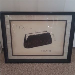 Purse wall art